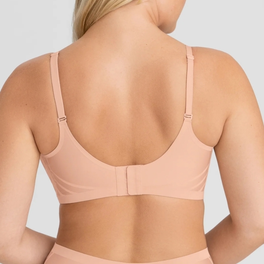Honeylove Women's Silhouette Bra pink Peach  Seamless  Bra Sz 2X - Picture 2 of 16